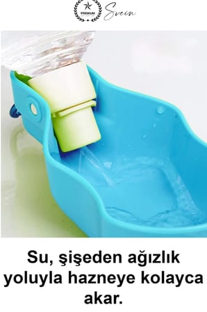 #SuMatarası Kedi Köpek Evcil Hayvan Su Matarası 250 ml Taşınabilir Plastik Suluk Hazneli Sızdırmaz Kilitli Seyahat Yürüyüş Park Gezi Pet Hafif Pratik Dış Mekan Aksesuarı İçme Kabı Bahçe Askılı