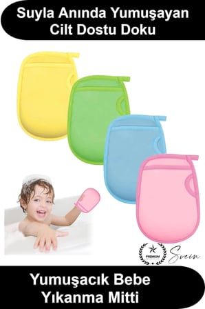 Bebek Banyo Kesesi Eldiven Model Yumuşak PVA Peeling Yetişkin Vücut Duş Ölü Deri Temizleyici Parmak Delikli Ergonomik Esnek Cilt Dostu Nazik Arındırıcı Aşınma Dirençli Dayanıklı Karışık Renk
