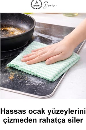 #TemizlikBezi 5'li Mikrofiber Temizlik Bezi Seti 30x30 cm Zikzak Desenli Karışık Renk Tüy Bırakmayan Çizmeyen Su Emici Mutfak Banyo Cam Mobilya Toz Alma Oto İç Bakım Havlu Ev Ofis Kurulama