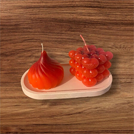KALPLİ MUM SETİ 3LÜ SET
