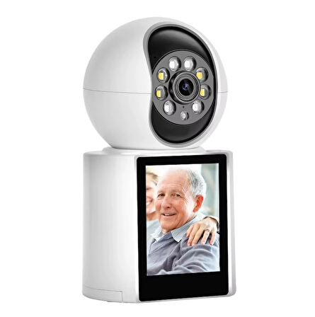 1080P Bebek İzleme Monitörü Kapalı Gözetim Video Çağrı Ev Güvenlik Kamerası Wifi PTZ IPS ekran