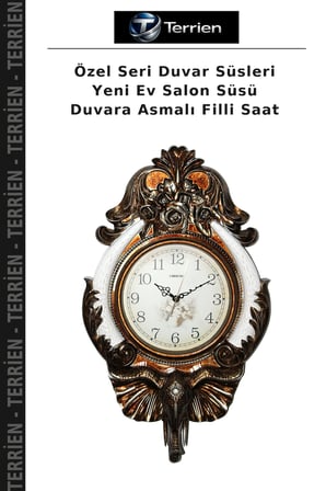 Özel Seri Duvar Süsleri Yeni Ev Salon Süsü Duvara Asmalı Filli Saat