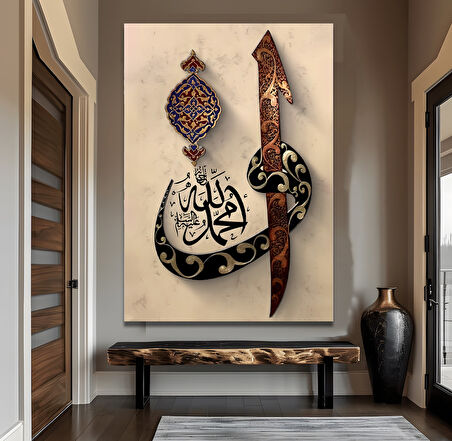 Elif Vav Kanvas Tablo