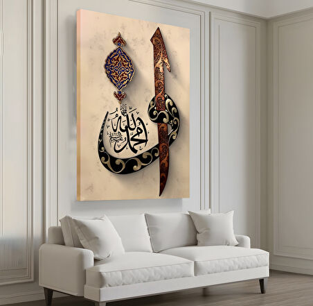 Elif Vav Kanvas Tablo