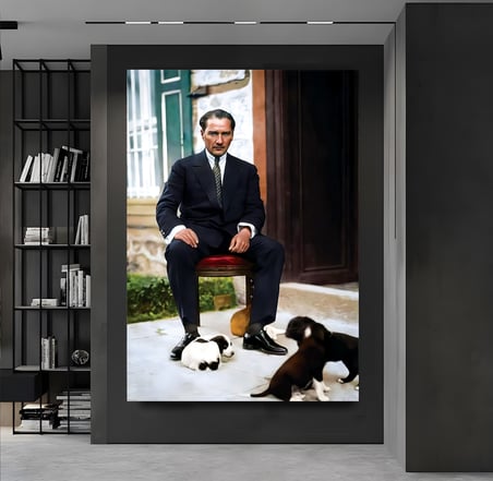 Mustafa Kemal Atatürk Kanvas Tablo