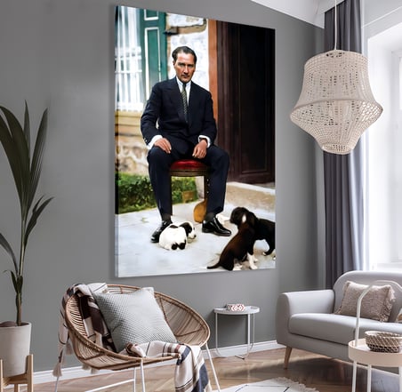 Mustafa Kemal Atatürk Kanvas Tablo