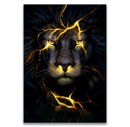Aslan Kanvas Tablo