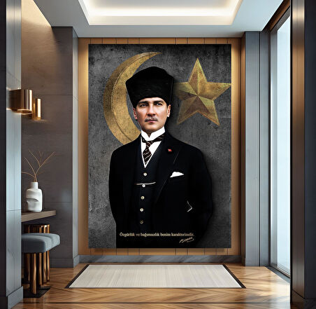 Mustafa Kemal Atatürk Kanvas Tablo