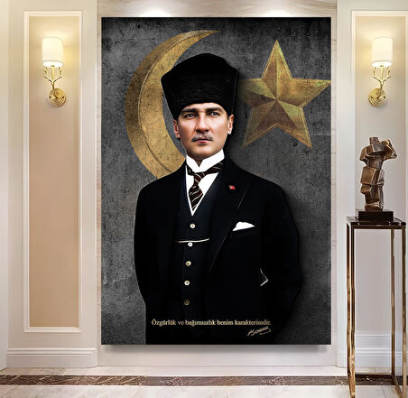 Mustafa Kemal Atatürk Kanvas Tablo