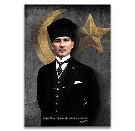 Mustafa Kemal Atatürk Kanvas Tablo