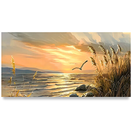 Manzara Panoramik Kanvas Tablo