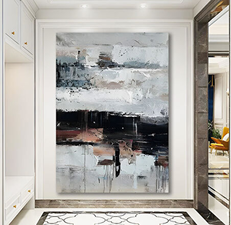 Soyut Desen Kanvas Tablo