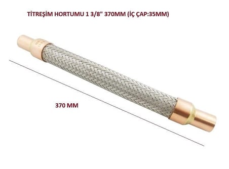 TİTREŞİM HORTUMU 1 3/8" 370MM (İÇ ÇAP:35MM)