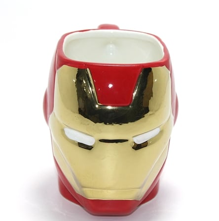 3D İron Man Tasarımı Porselen Kupa Bardak Alk4499