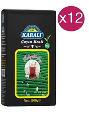Karali Hediyelik Çay 1000g x 12 Adet