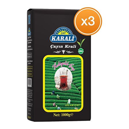 Karali Hediyelik Çay 1000g x 3 Adet