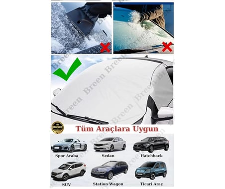 Chery Tiggo 7 Pro 2020-2021-2022-2023-2024-2025 Araba Ön Cam Kar ve Buz Önleyici Örtü Yan Cam Korumalı Araç Güneşliği Su Geçirmez Oto Güneşlik