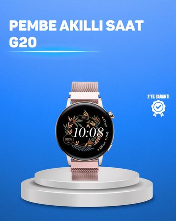 Kablosuz Şarjlı Tam Ekran Akıllı Saat – Türkçe Dil Desteği Ve Uzun Pil Ömrü