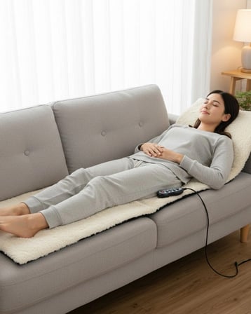 Full Body Masaj Minderi Isı Ve Titreşim Destekli