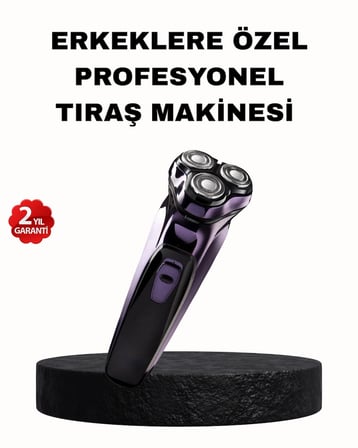 Şarjlı Saç Ve Sakal Tıraş Makinesi Kablosuz Kompakt Tasarımlı