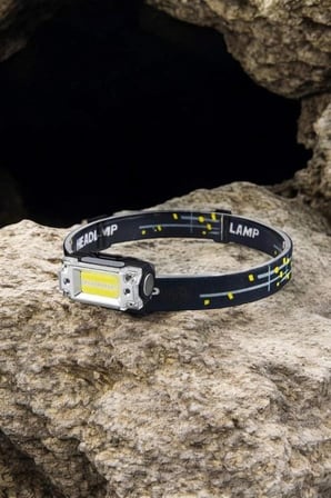Kafa Lambası El Fenerli Kamp Lambası Usb Şarjlı Esnek Lamba