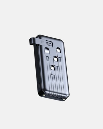 Powerbank 20000 Mah Hızlı Şarjlı Led Fenerli Ve 4 Portlu