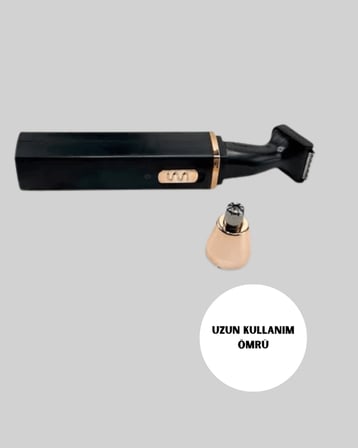 Usb Şarjlı, Yıkanabilir Başlıklı Kişisel Bakım Cihazı-Tıraş Makinesi