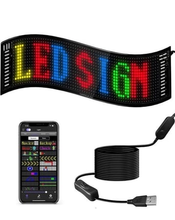 Rgb Led Matrix Panel 60 Cm 16X96 Piksel Kayan Yazı Ve Animasyon Destekli