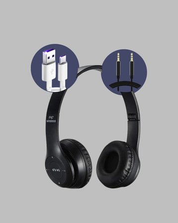 Ayarlanabilir Baş Bandı Ve Yumuşak Kulak Yastıklı Bluetooth Kulaklık
