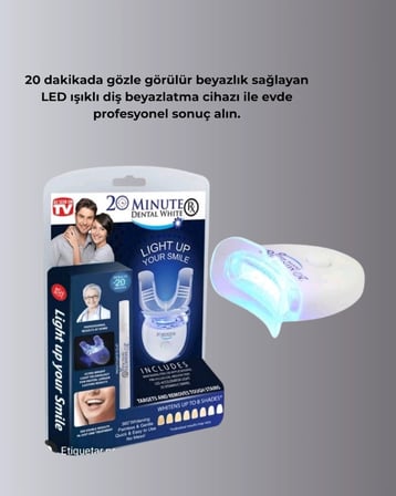 20 Dakikada Hızlı Etkili Diş Beyazlatıcı Cihaz