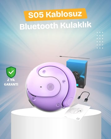 S05 Kablosuz Kulaklık – Küçük Kulak Yapılarına Uygun, Kayma Yapmayan Tasarım