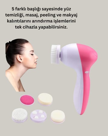 Çok Fonksiyonlu Elektrikli Yüz Bakım Fırçası