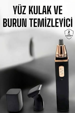 Seyahat Tipi Mini Taşınabilir Siyah Burun Kulak Yanak Kıl Ve Tüy Temizleme Makinesi