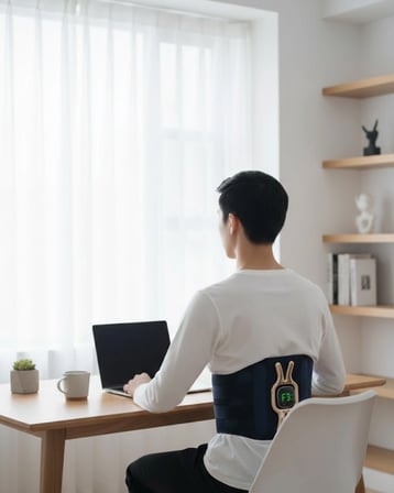 Isıtmalı Bel Ve Bacak Masaj Kemeri Vücut Destekli