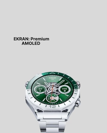 Premium Amoled Akıllı Saat Gps Harita Desteği Bluetooth Arama Sağlık Takipli