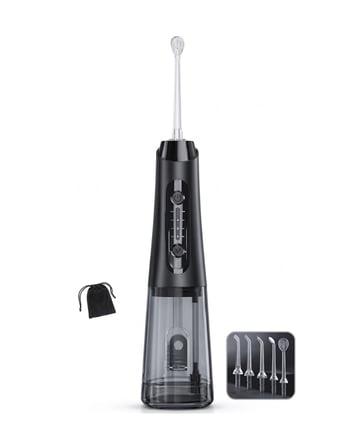Kablosuz Ağız Duşu Ipx7 Su Geçirmez 320 Ml Hazneli Derin Temizlik