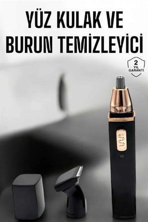 Seyahat Tipi Mini Taşınabilir Siyah Burun Kulak Yanak Kıl Ve Tüy Temizleme Makinesi