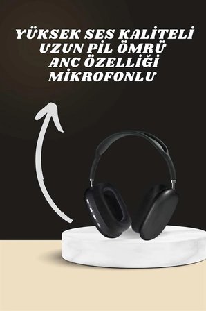 Kulak Üstü Kulaklık Pro9 Ve Yeni Nesil Akıllı Saat Android Ve İos Uyumlu Anc Özelliği