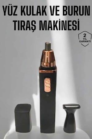 Tıraş Makinesi Kulak Burun Ve Yüz Temizleyici Şarjlı Mini