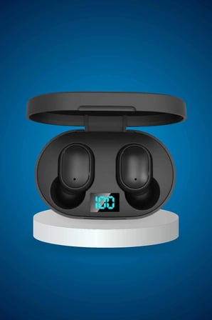 İkili Bluetooth Kulaklık Dijital Göstergeli Uzun Pil Ömrü Yüksek Ses Kaliteli