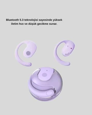 Bluetooth 5.3 S05 Kablosuz Kulaklık Ipx4 Spor Uyumlu Suya Dayanıklı Stereo