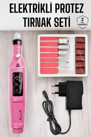 Nasır Temizleyici Manikür Pedikür Seti Elektrikli Usb Girişli