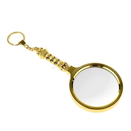 -5X90Mm Tüm Metal Altın Renkli, Hediye Büyüteç,Optik Lensler Ile Çinko Alaşım Metal Çerçeve