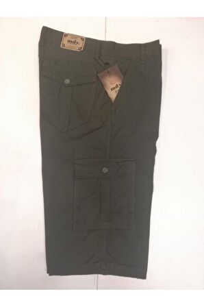 BLUES KANVAS KETEN KAPRİ KARGO YANDAN CEP ÖZEL ÜRETİM PAMUK 