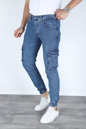 KARGO CEPLİ ERKEK KOT PANTOLON