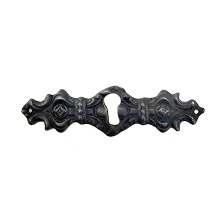 Antika Tarz Dekoratif Pirinç Anahtar Ağızlığı - 28X104Mm, Oksit