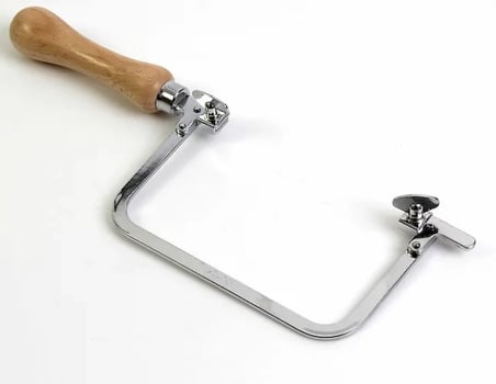 Sabit Kıl Testere Kolu - Ahşap Sap 13,5Cm