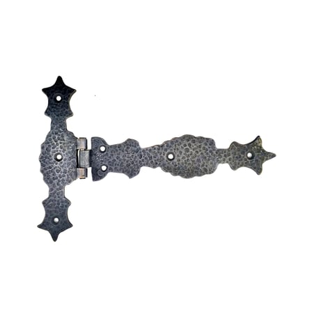 Antika Tarz Dekoratif Pirinç Kuyruklu Zambak Menteşe - 175X248 Mm, Oksit