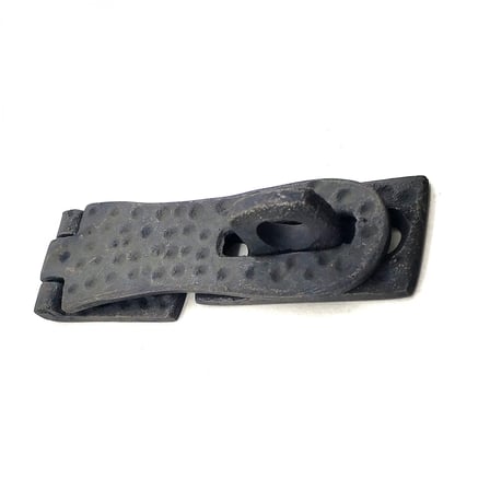 Antika Tarz Dekoratif Pirinç Sandık Askısı - 70X27 Mm, Oksit