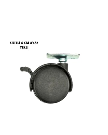 Kilitli 6Cm Ayak Tekli